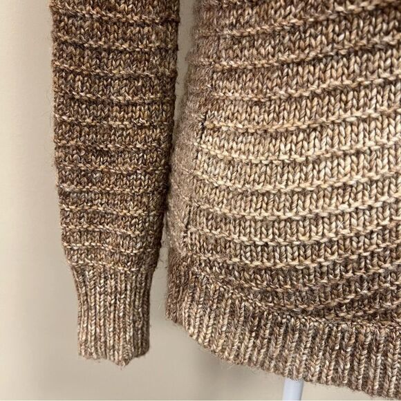 👠Ann Taylor Loft brown ombré cowl neck sweater Sz XS - Picture 6 of 7